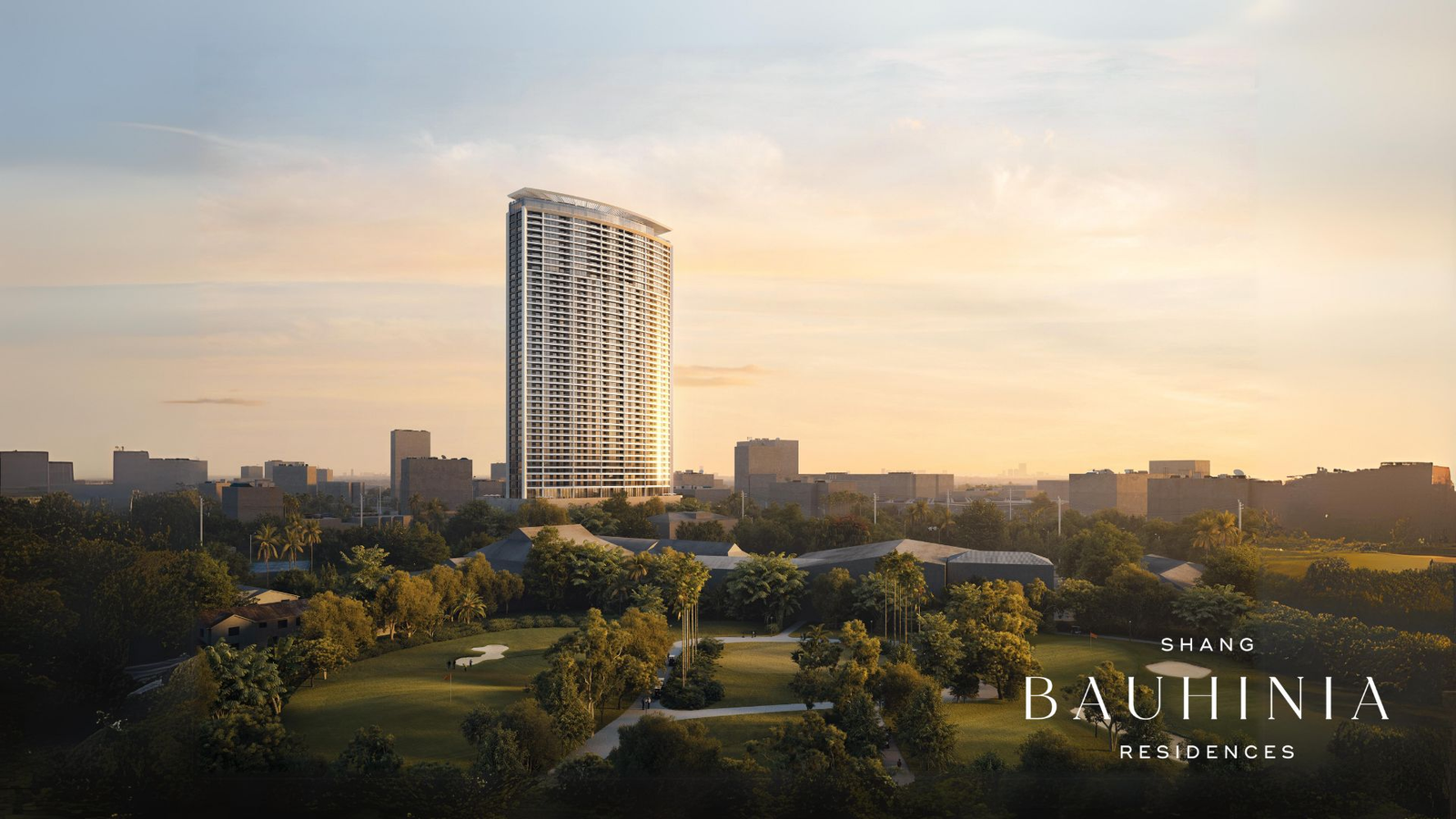 Shang Bauhinia Residences official project image overlooking Cebu Country Club in Cebu City